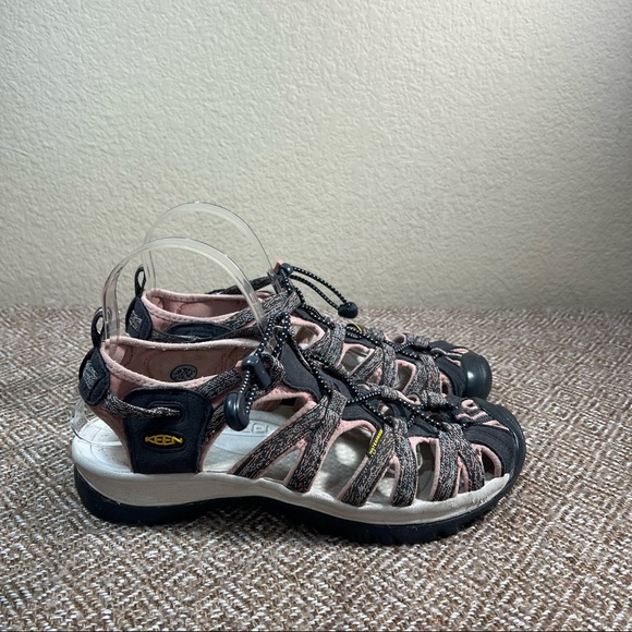 Keen Whisper Sandals Womens Sz 9 Hiking Water Raven/Rose Dawn Outdoor Gorpcore - Picture 1 of 6